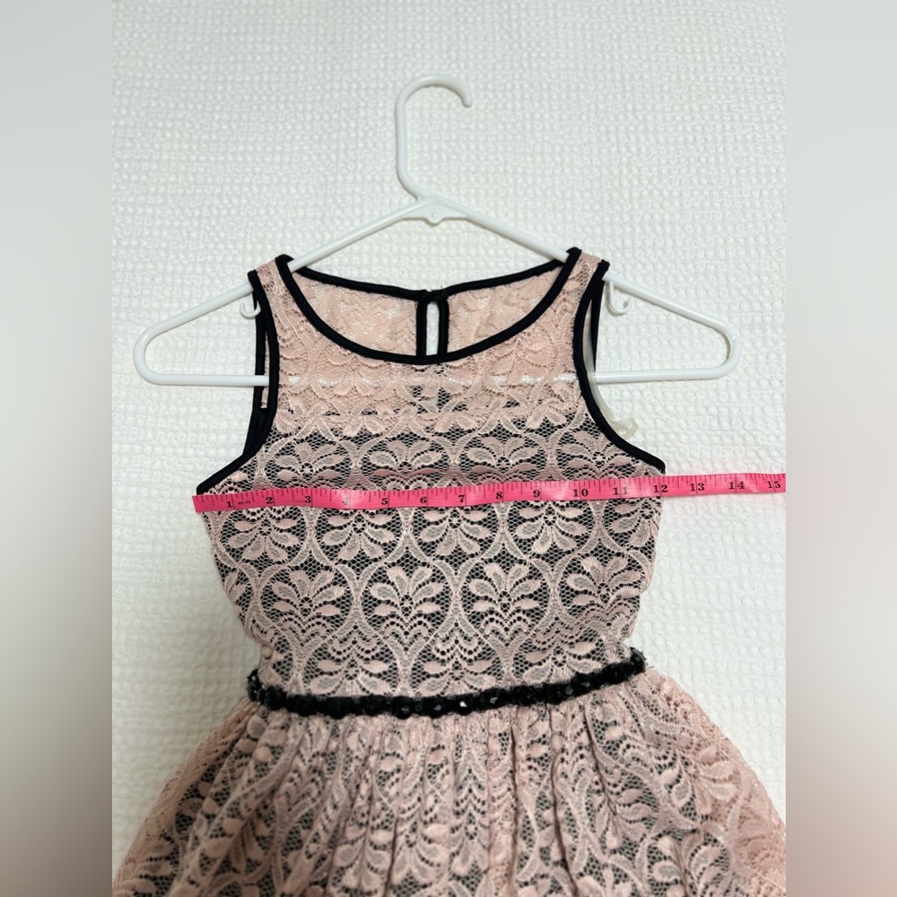 Speechless Blush Pink Lace Dress - Picture 8 of 10